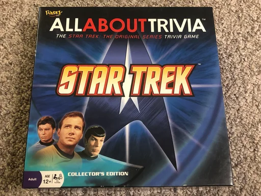 Board game, Star Trek All About Trivia