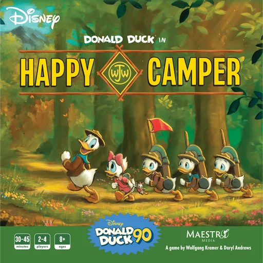 Board game, Donald Duck in Happy Camper