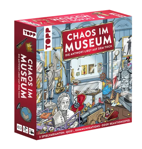 Board game, Chaos im Museum: Die Antwort liegt auf dem Tisch