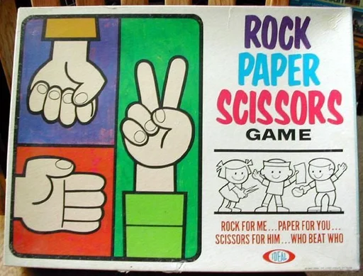 Board game, Rock Paper Scissors