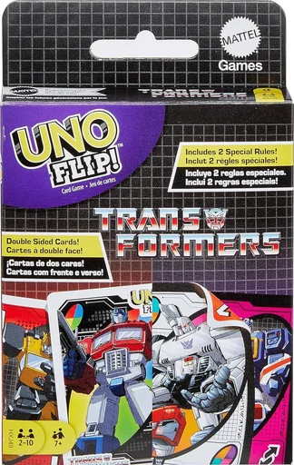 Board game, Uno Flip!: Transformers