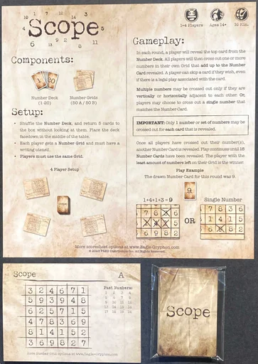Board game, Scope