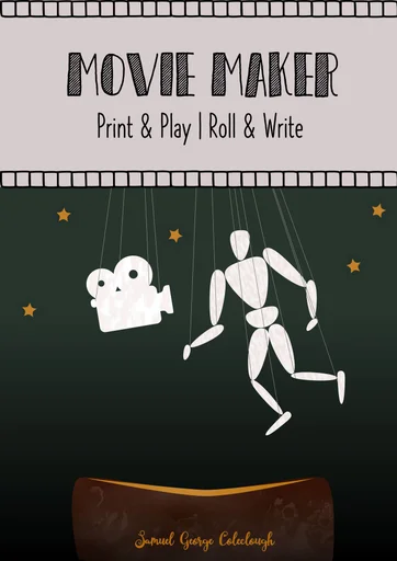 Board game, Movie Maker: The Print & Play, Roll & Write Game