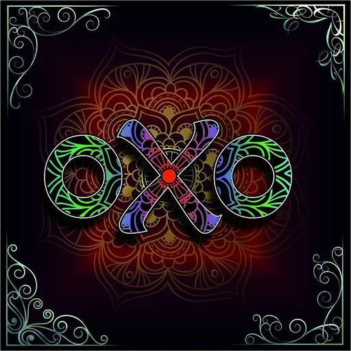 Board game, OXO: The mandala card game