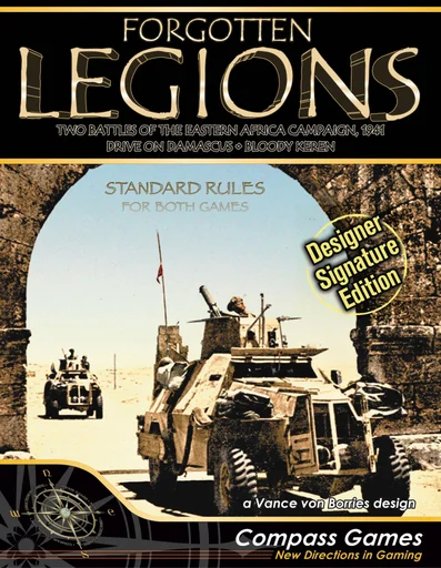 Board game, Forgotten Legions: Designer Signature Edition