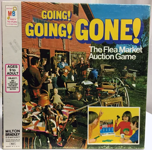 Board game, Going! Going! Gone! The Flea Market Auction Game