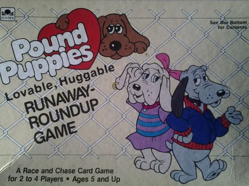 Board game, Pound Puppies Runaway-Roundup Game