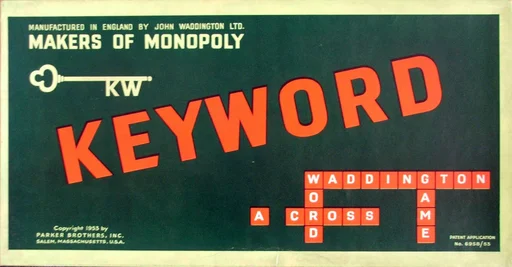 Board game, Keyword