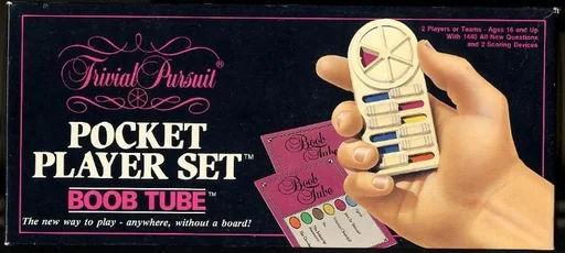 Trivial Pursuit: Pocket Player Set – Boob Tube