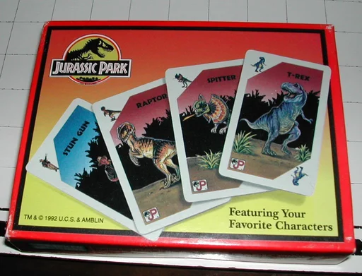 Board game, Jurassic Park: Dinosaur Escape Card Game