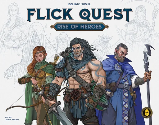 Board game, Flick Quest: Rise of Heroes