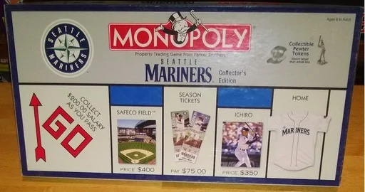 Board game, Monopoly: Seattle Mariners