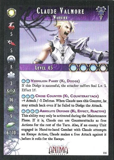 Anima Tactics: Claude Valmore
