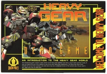 Board game, Heavy Gear Demo Game