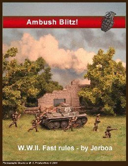 Board game, Ambush Blitz: W.W.II. Fast Rules