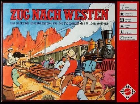 Board game, Zug nach Westen