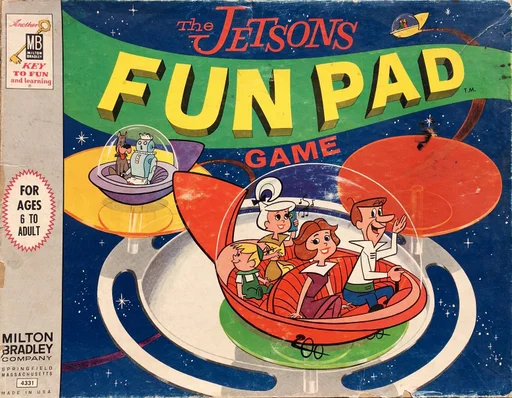 Board game, Jetsons Fun Pad Game