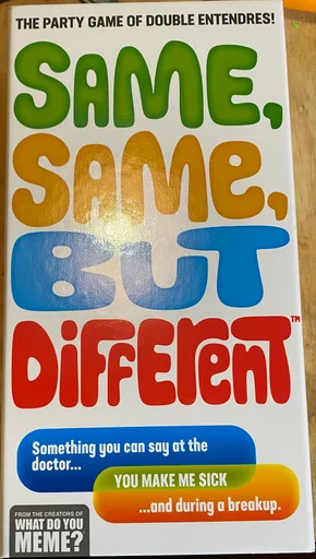 Board game, Same, Same, But Different