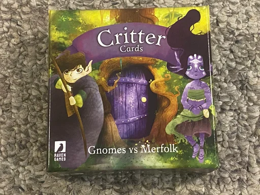 Board game, Critter Cards: Gnomes vs Merfolk