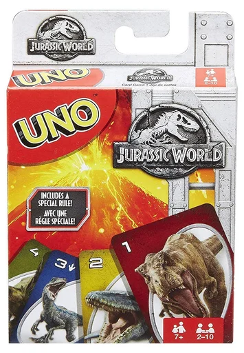 Board game, UNO: Jurassic World