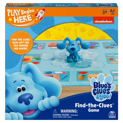 Board game, Nickelodeon Blue's Clues Find The Clues, Matching Board Game