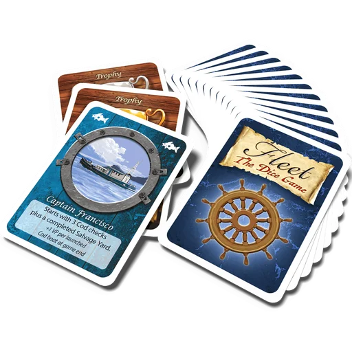 Fleet: The Dice Game – Captain & Trophy Expansion