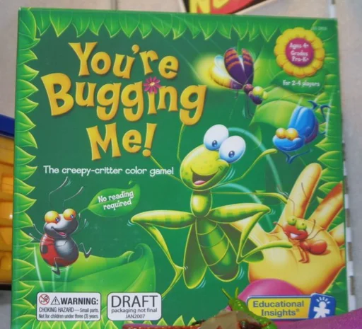 Board game, You're Bugging Me!