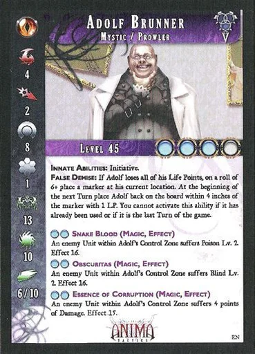 Anima Tactics: Adolf Brunner