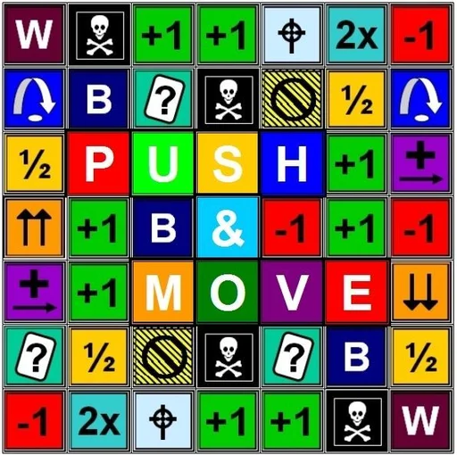 Board game, push&move