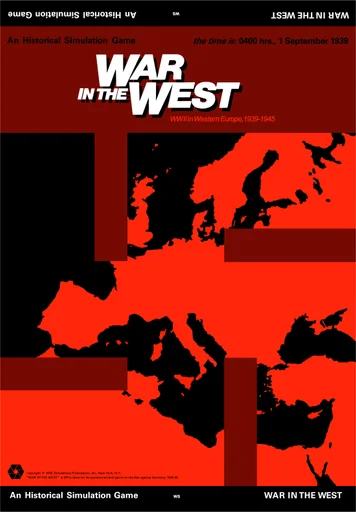 Board game, War in the West: WWII in Western Europe, 1939-1945