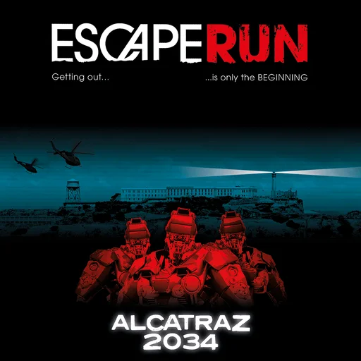 Board game, EscapeRun Alcatraz 2034