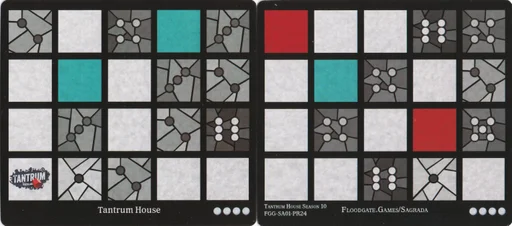 Sagrada: Promo 24 – Tantrum House 2024 Window Pattern Card