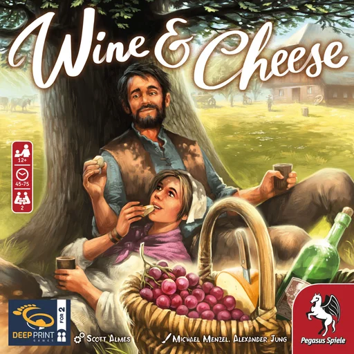 Board game, Wine & Cheese