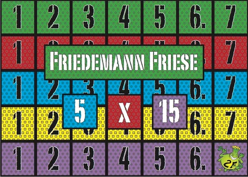 Board game, 5x15