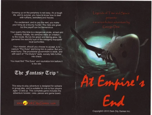 Board game, Legends of Time and Space: At Empire's End