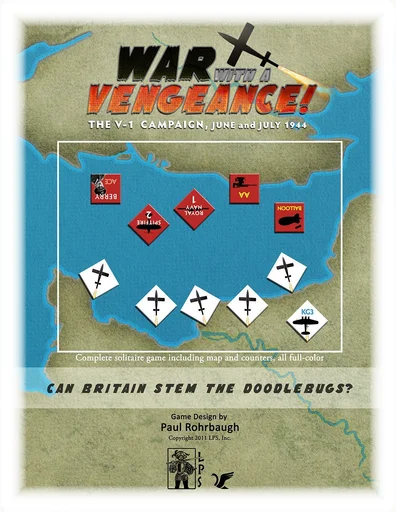 Board game, War with a Vengeance!: The V-1 Campaign June and July 1944