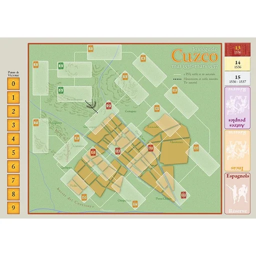 The siege of Cuzco (Peru) 1536-1537