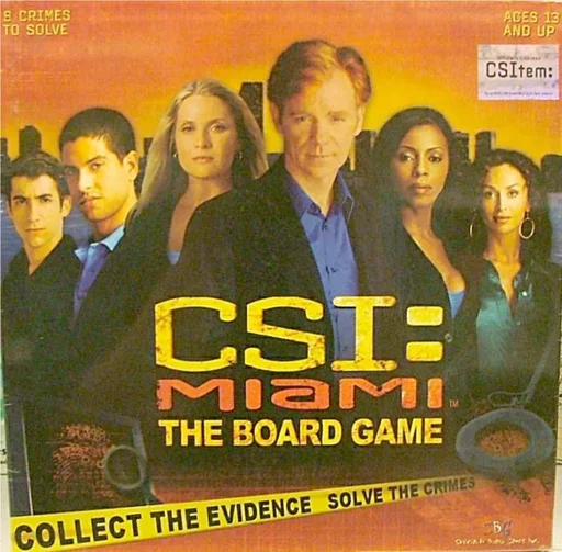 Board game, CSI: Miami