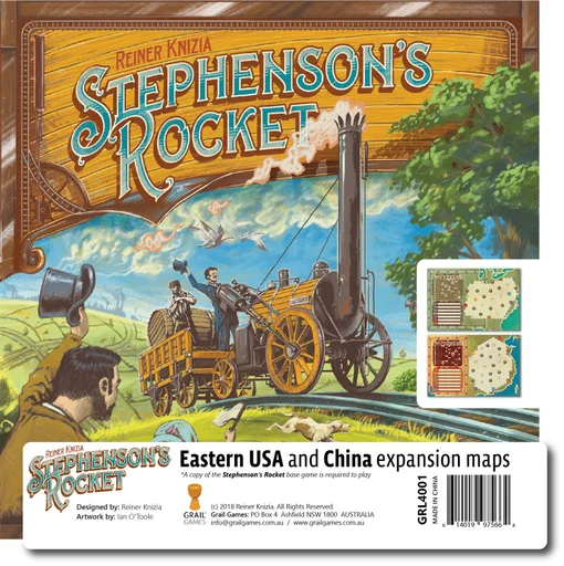 Stephenson's Rocket: Eastern USA & China