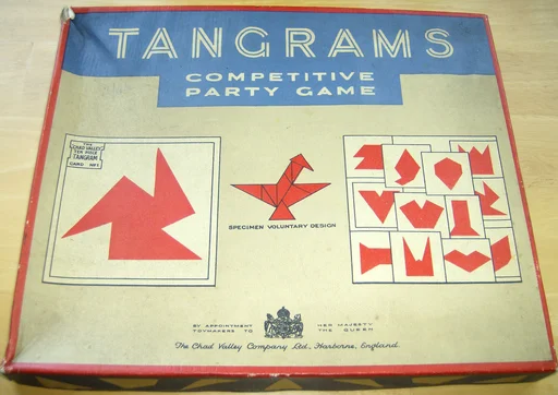 Board game, Tangrams Competitive Party Game