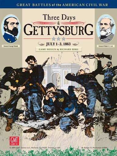 Board game, Three Days of Gettysburg (Third Edition)
