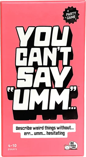 Board game, You Can't Say "Umm"