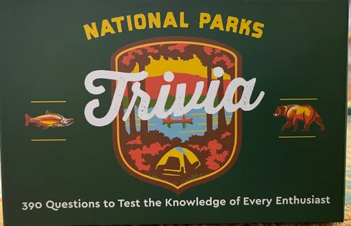Board game, National Parks Trivia