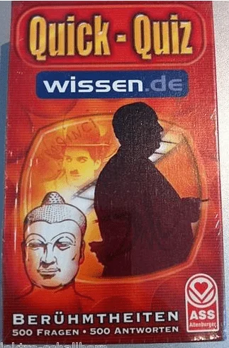 Board game, Quick-Quiz: Berühmtheiten