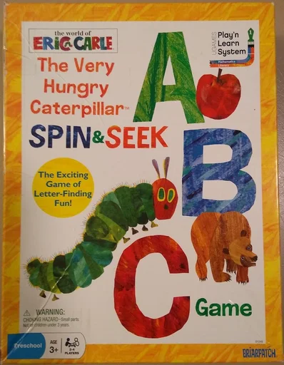 Board game, The Very Hungry Caterpillar Spin & Seek ABC Game