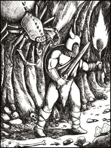 Board game, Torch & Blade