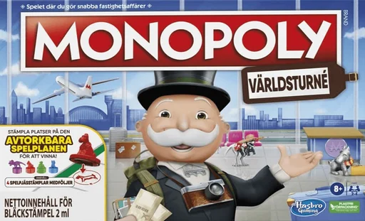 Board game, Monopoly Travel World Tour
