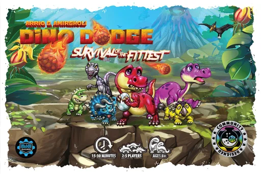 Board game, Dino Dodge: Survival of the Fittest