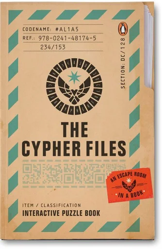 Board game, The Cypher Files: An Escape Room… in a Book!