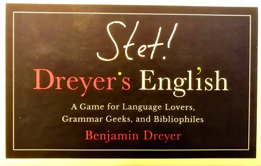 Board game, STET! Dreyer's English: A Game for Language Lovers, Grammar Geeks, and Bibliophiles